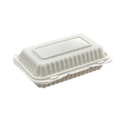 EP-28 ECO Clamshell Food Container - w/o vent hole and w/vent hole version (150s)