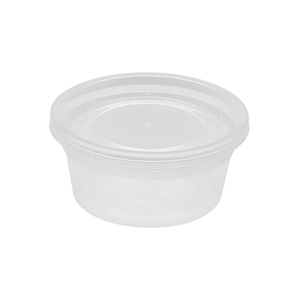 C-12 Deli Container with Hard Lids (12oz)