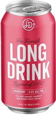 LIQ-355ml Long Drink Cranberry 6 pak