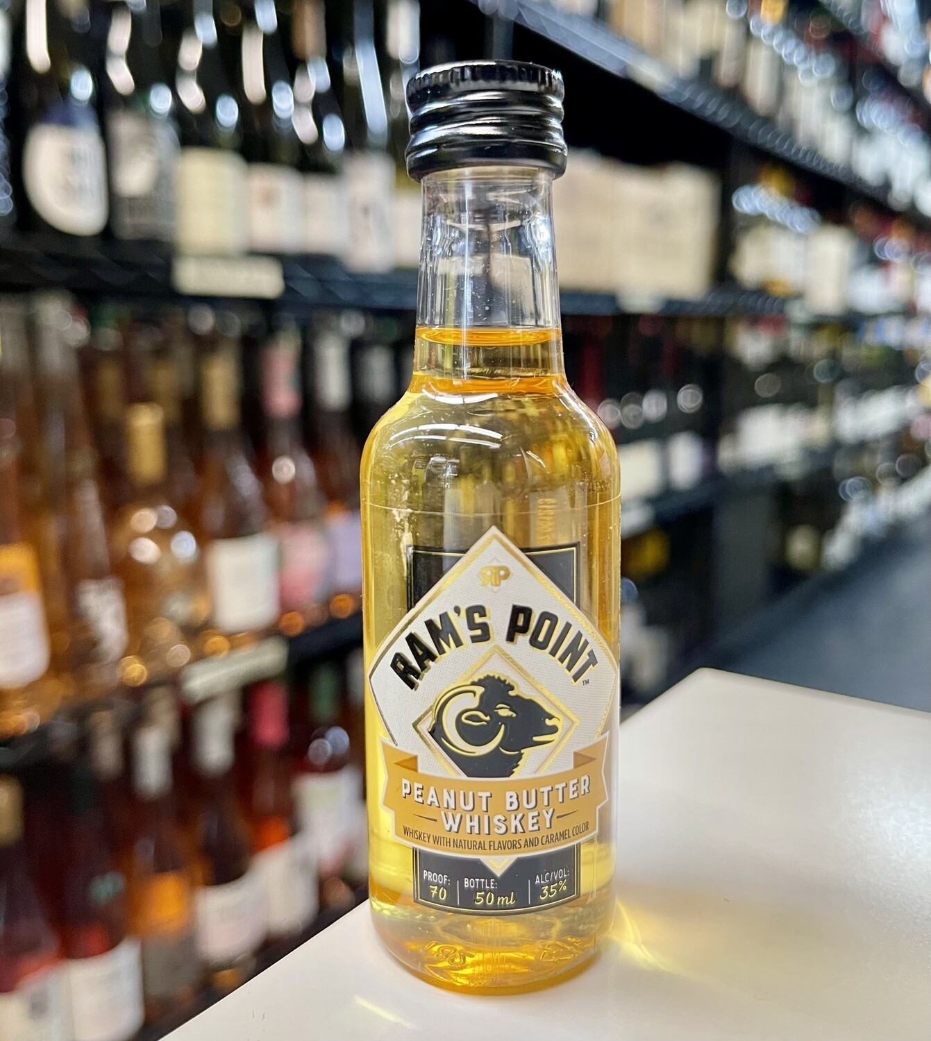 LIQ-50ml Ram&#39;s Point Peanut Butter Whiskey