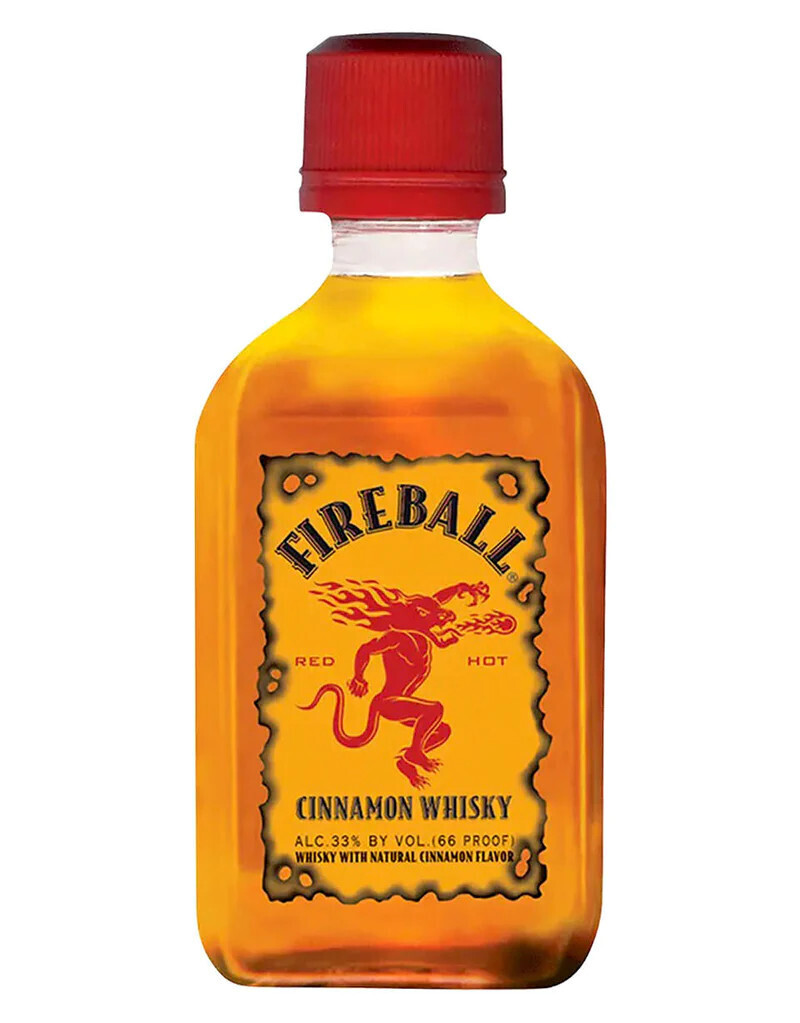 LIQ-50ml Fireball Cinnamon Whiskey