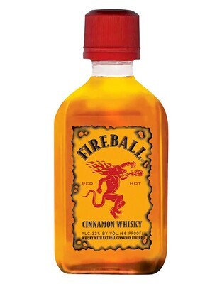 LIQ-50ml Fireball Cinnamon Whiskey