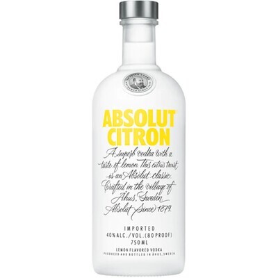 LIQ-750ml Absolut Citron