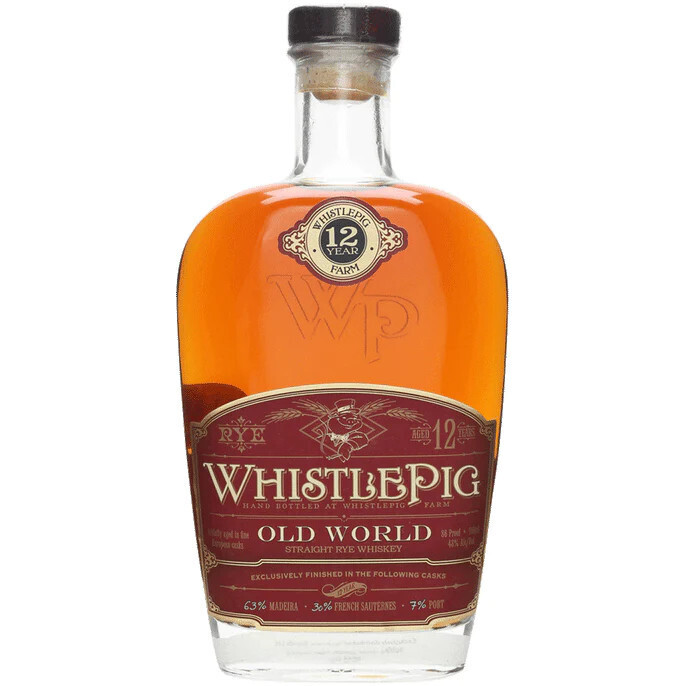 LIQ-750ml WhistlePig 12 Yr Old World Rye