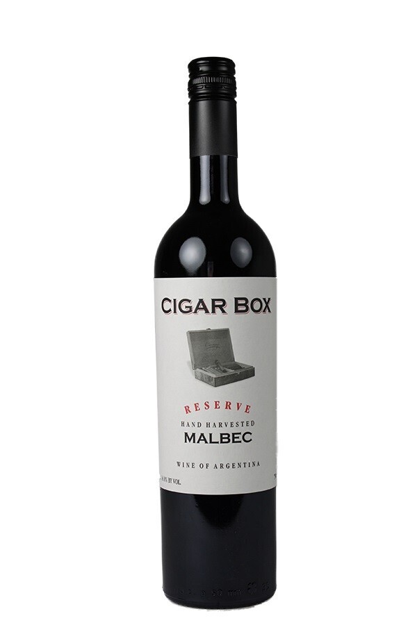 WINE-750ml Cigar Box Malbec
