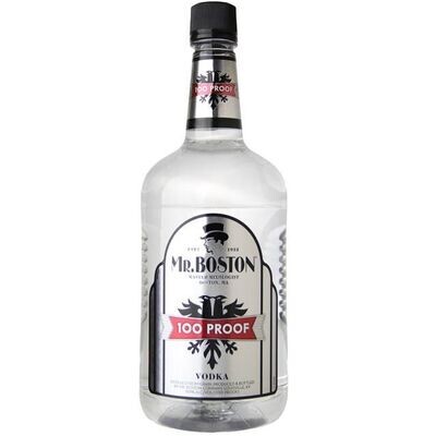 LIQ-1.75L Mr Boston 100 Proof Vodka