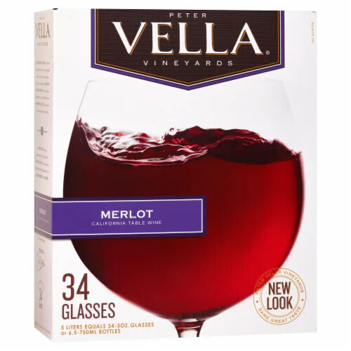 WINE-5L Vella Merlot