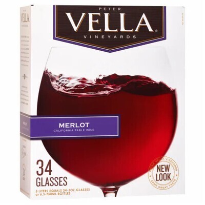 WINE-5L Vella Merlot