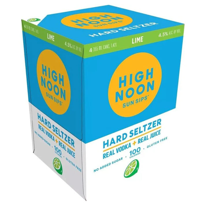 LIQ-355ml High Noon Lime 4pk
