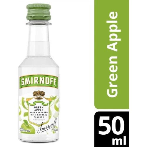 LIQ-50ml Smirnoff Green Apple