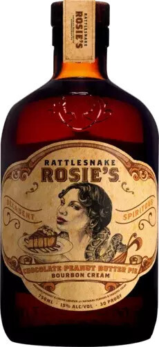 LIQ-750ml Rattlesnake Rosies Chocolate Peanut Butter Cream