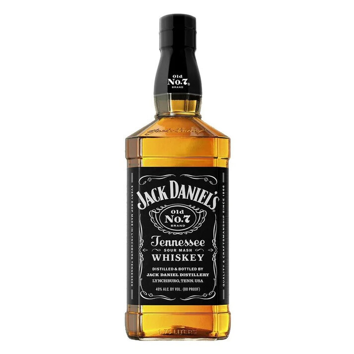 LIQ-375ml Jack Daniels Black Label Flask