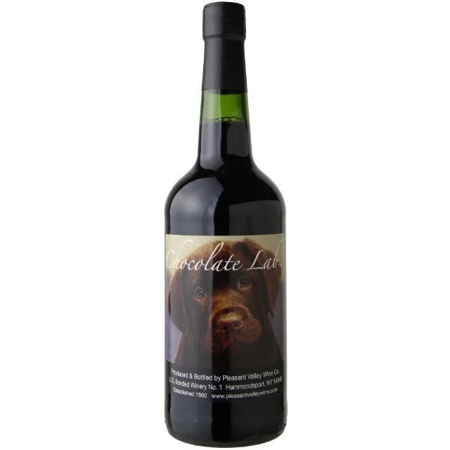 WINE-750ml Pleasant Valley Chocolate Lab