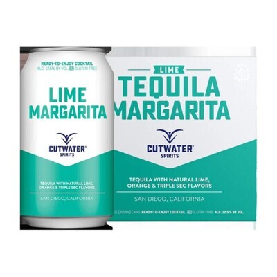 LIQ-355ml Cutwater Lime Margarita 4pk