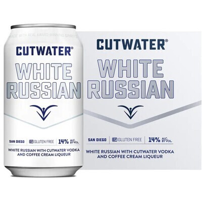 LIQ-355ml Cutwater White Russian 4pk