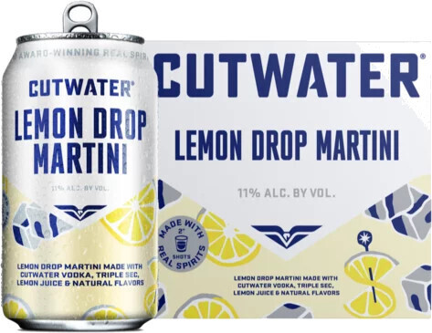 LIQ-355ml Cutwater Lemon Drop Martini 4pk
