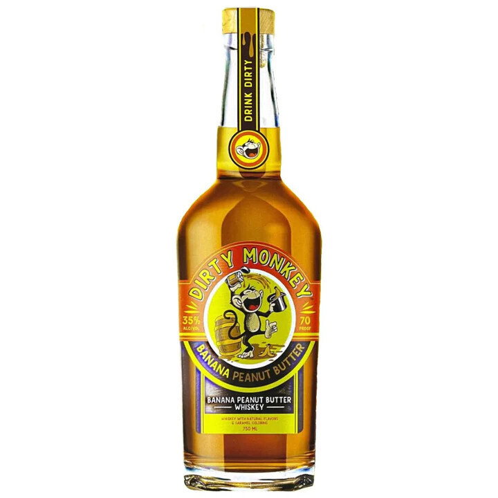 LIQ-750ml Dirty Monkey Banana Whiskey