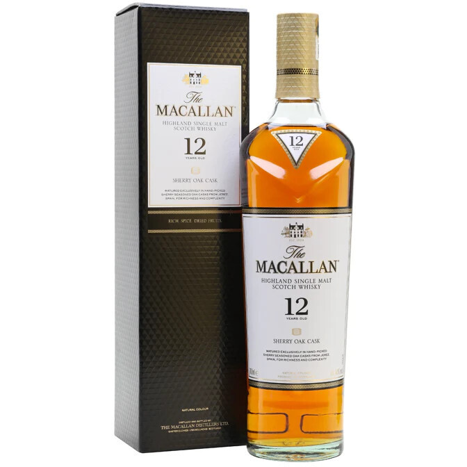 LIQ-750ml Macallan 12yr Sherry Oak