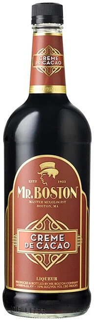 LIQ-1L Mr Boston Brown Creme de Cacao