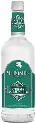LIQ-1L Mr Boston Creme De Menthe White