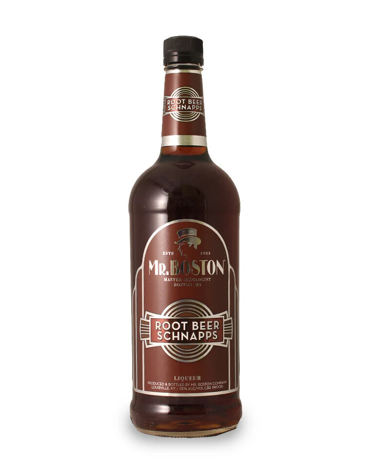 LIQ-1L Mr Boston Root Beer Schnapps