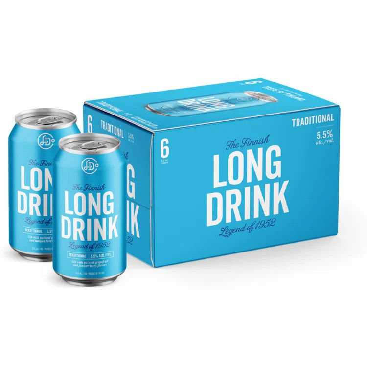LIQ-355ml Long Drink Traditional 6 pk