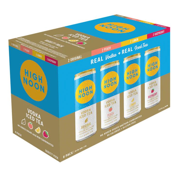 LIQ-355ml High Noon Ice Tea Variety 8pk