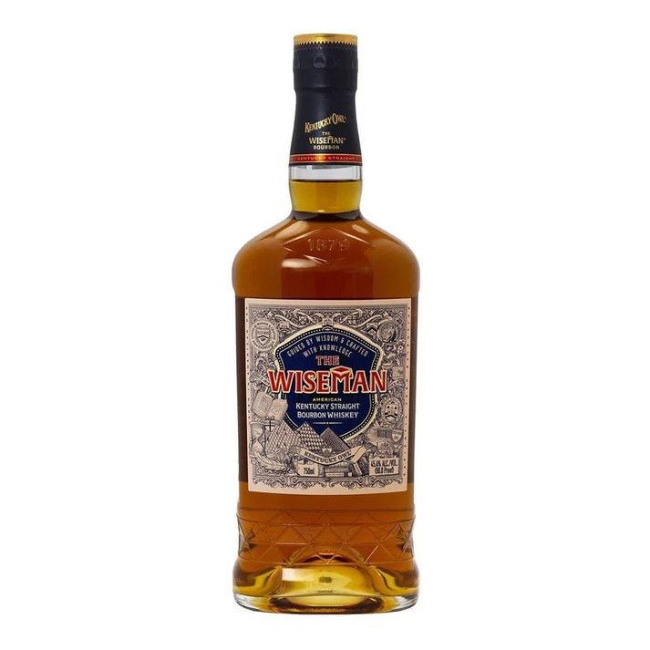 LIQ-750ml Wiseman Bourbon Kentucky Owl