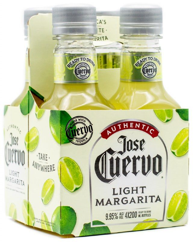 LIQ-200ml Jose Cuervo Margarita Lite Lime 4Pak