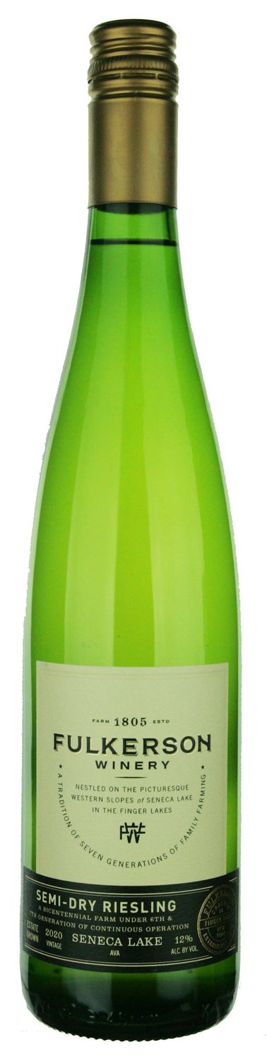 WINE-750ml Fulkerson Semi Dry Riesling