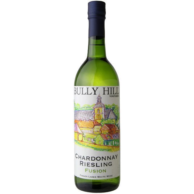 WINE-750ml Bully Hill Chardonnay Riesling Fusion