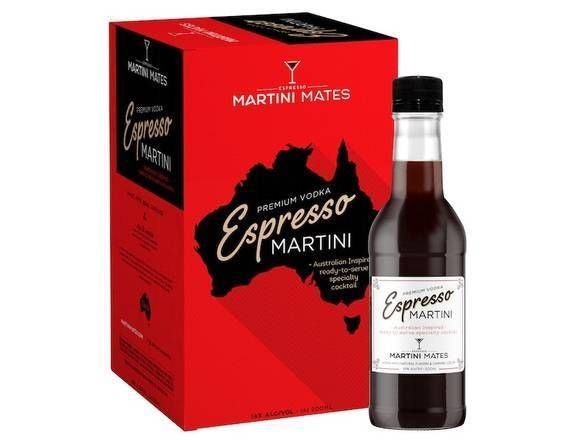 LIQ-200ml Martini Mates Espresso Martini 4pk