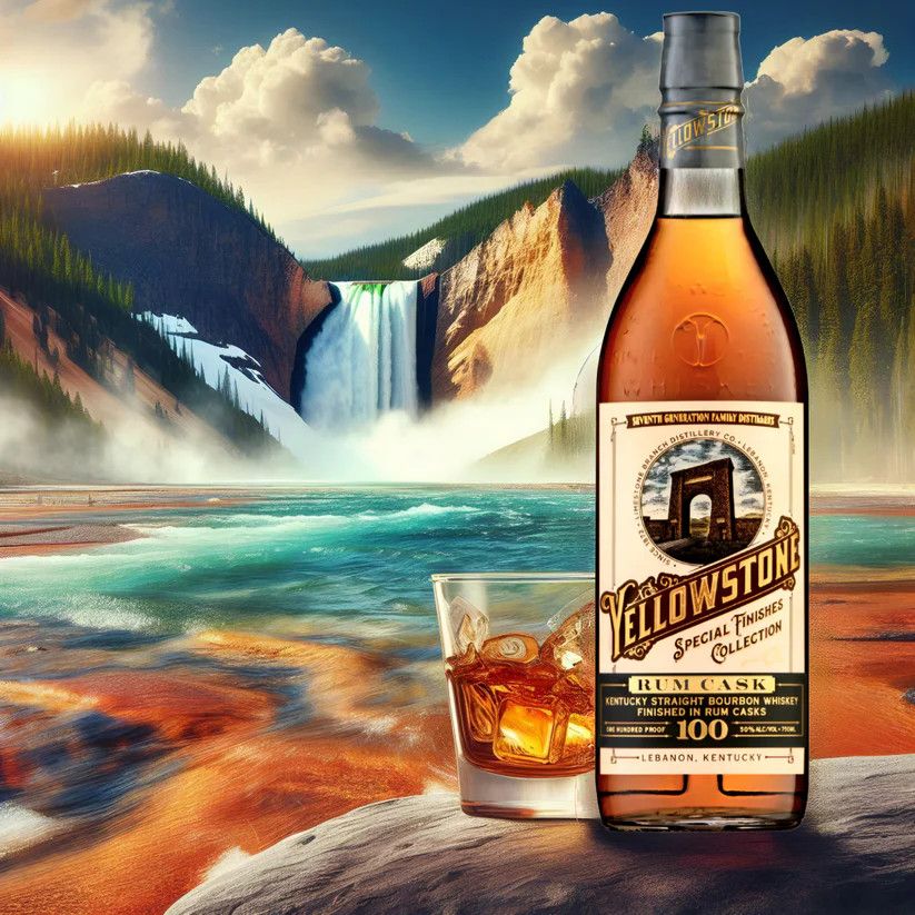 LIQ-750ml Yellowstone Rum Cask Finished Bourbon