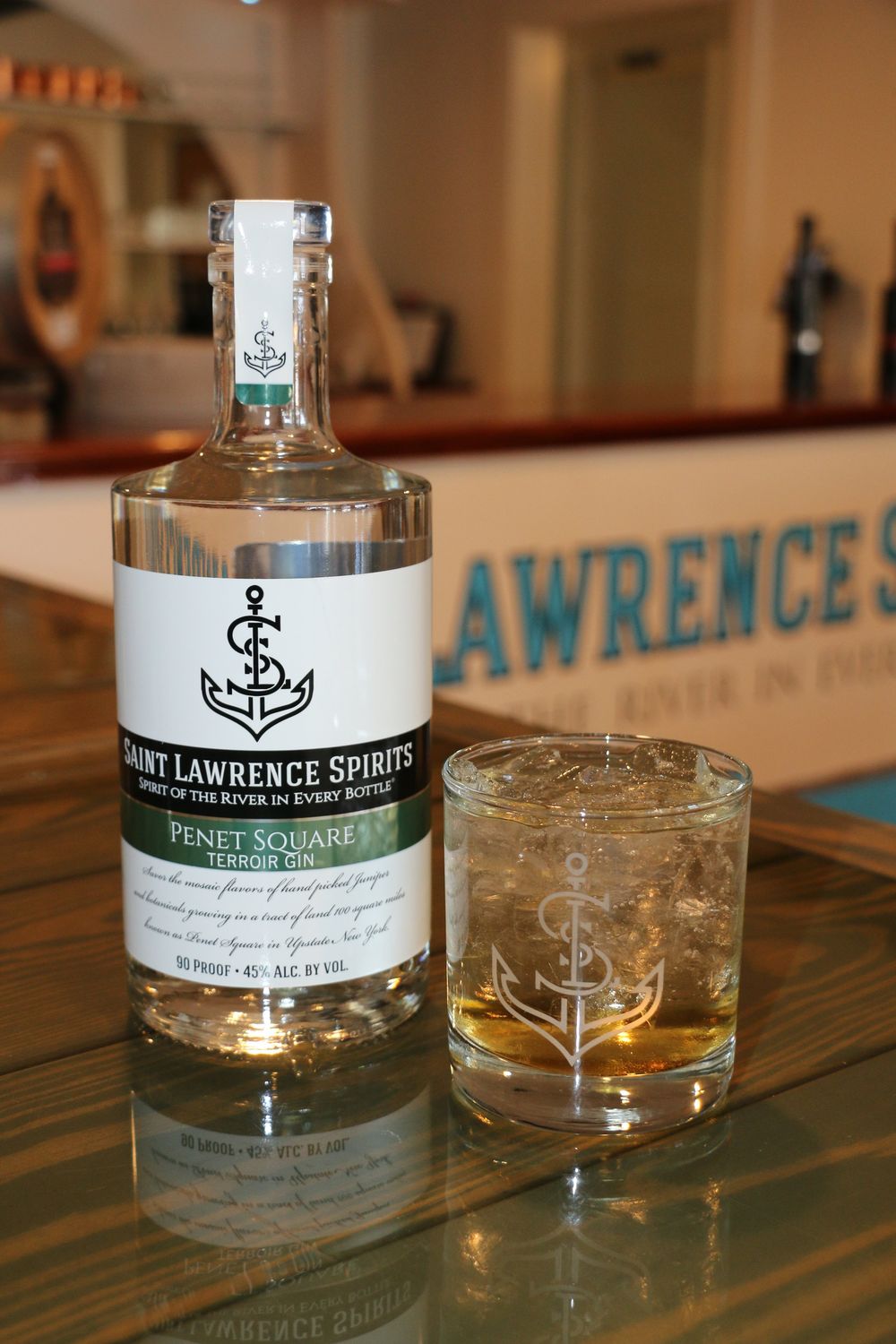 LIQ-750ml St Lawrence Penet Square Terroir Gin