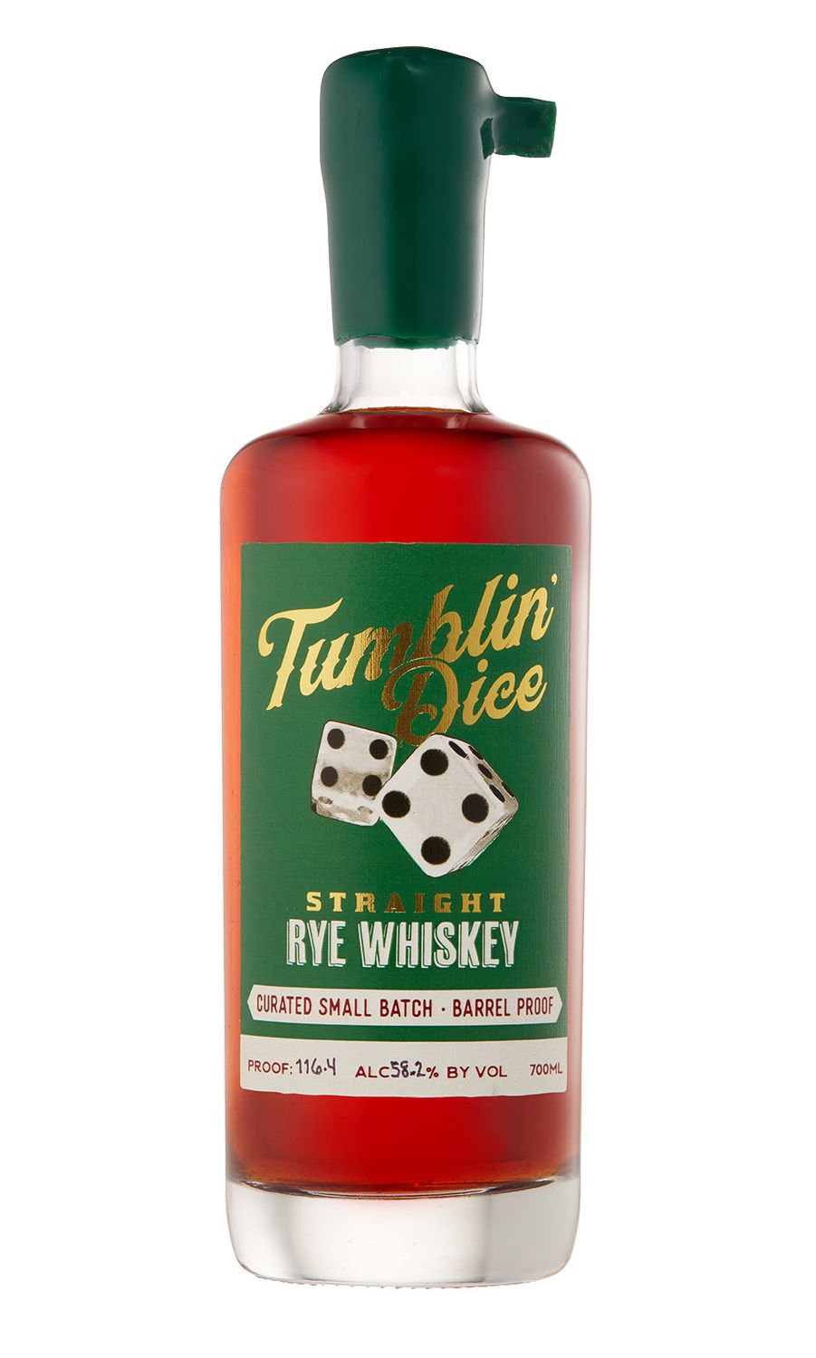 LIQ-750ml Proof and Wood Tumblin&#39; Dice Rye Whiskey