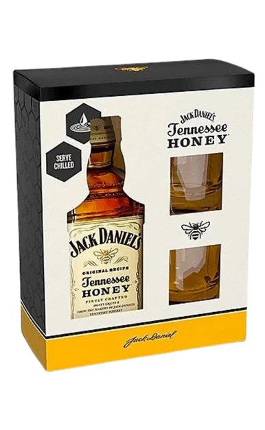 LIQ-750ml Jack Daniels Honey Gift Pk