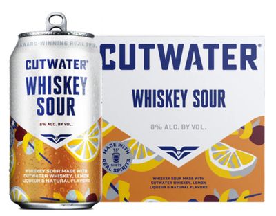 LIQ-355ml Cutwater Whiskey Sour 4pk