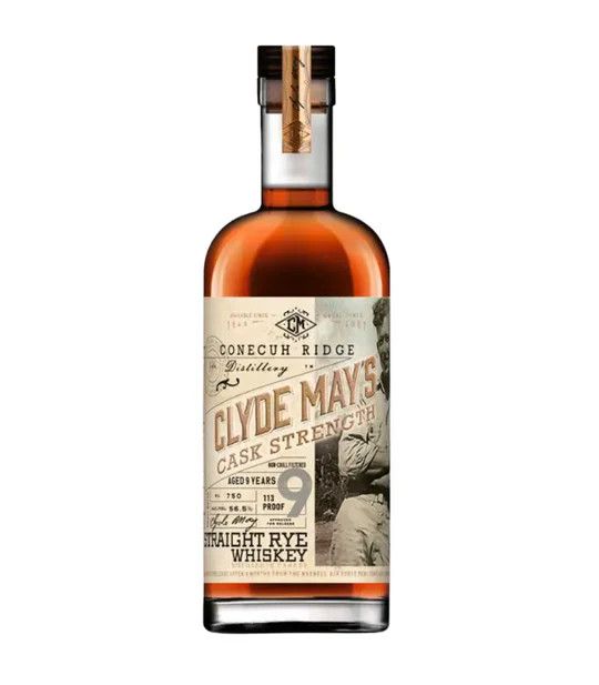 LIQ-750ml Clyde Mays Cask Strength 113 9yr Rye Whiskey