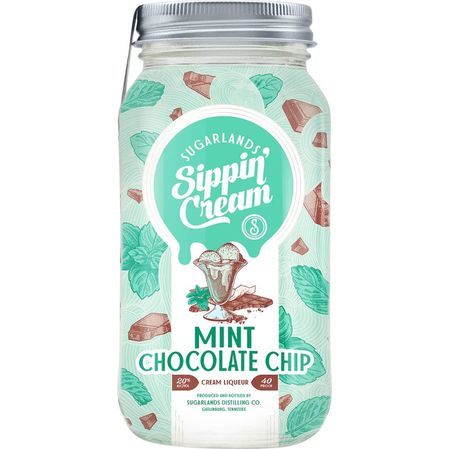 LIQ-750ml Sugarlands Shine Mint Chocolate Chip