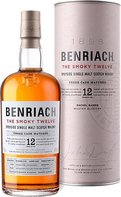 LIQ-750ml Benriach Scotch Smoky Twelve 12yr