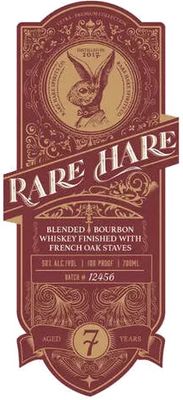 LIQ-750ml Rare Hare Bourbon Oak Staves 7 yr