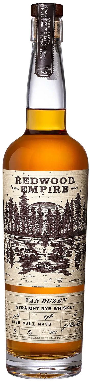 LIQ-750ml Redwood Empire Rye Van Duzen