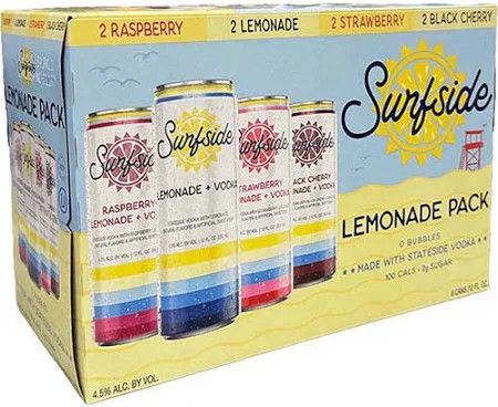 LIQ-355ml Surfside Lemonade 8pk