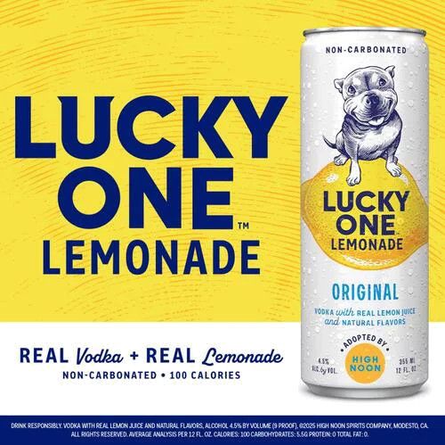 LIQ-355ml Lucky One Vodka Lemonade