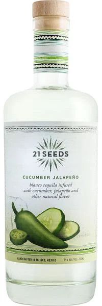 LIQ-750ml 21 Seeds Cucumber Jalapeño Tequila