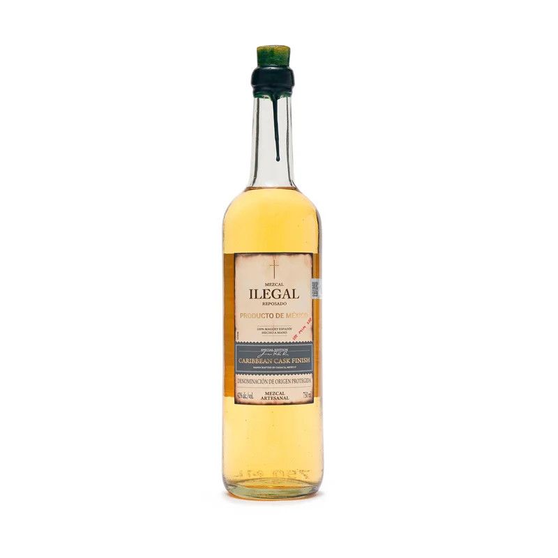 LIQ-750ml Ilegal Mezcal Reposado Caribbean Cask Finish