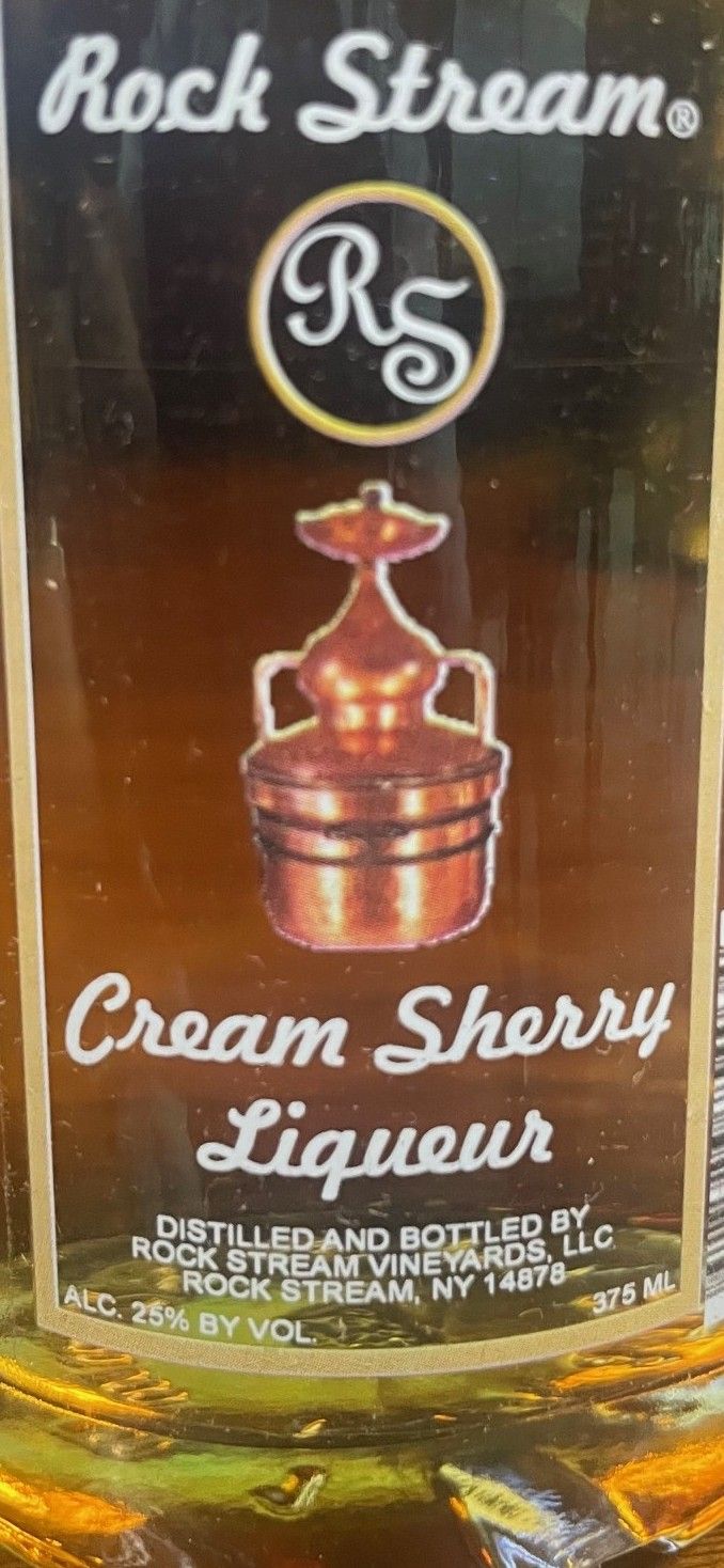 LIQ-375ml Rock Stream Cream Sherry Liqueur