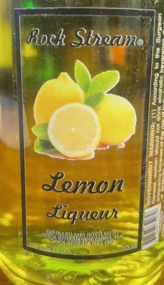 LIQ-375ml Rock Stream Lemon Liqueur