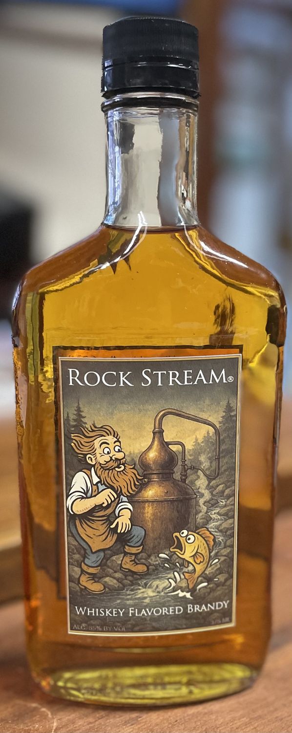 LIQ-375ml Rock Stream Whiskey Brandy
