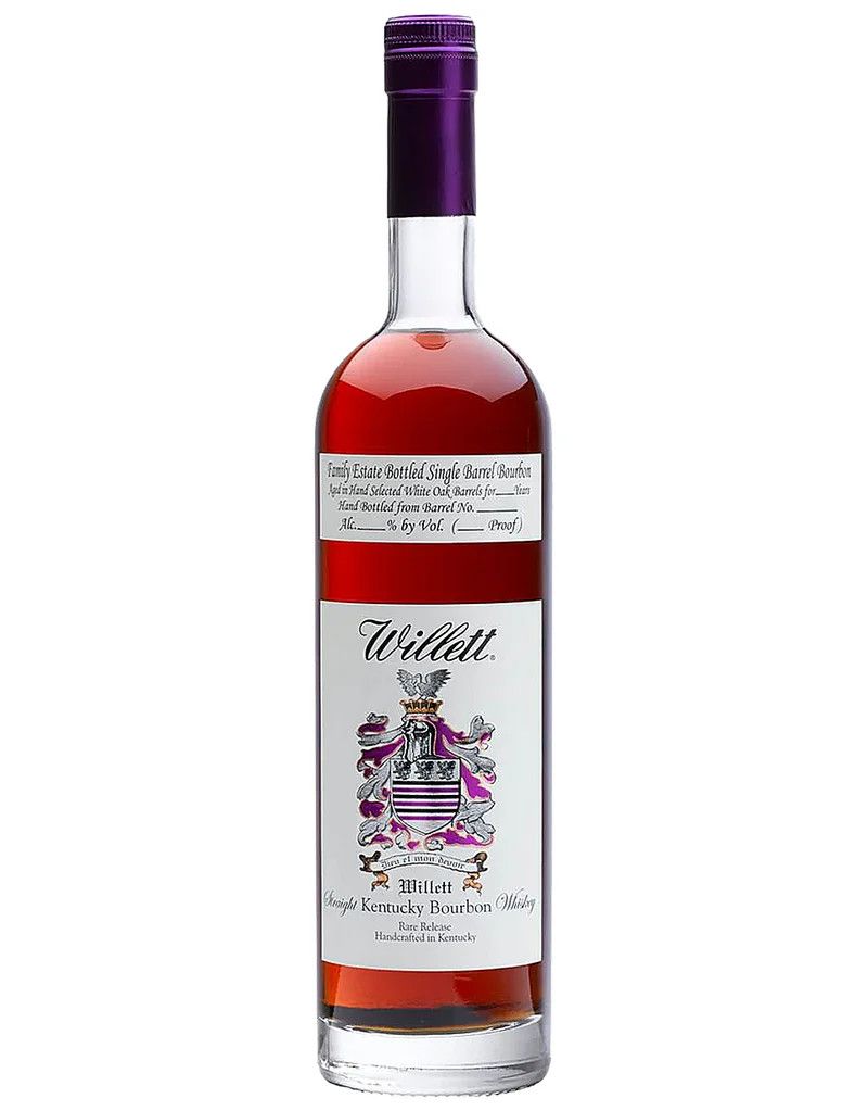 LIQ-750ml Willet Straight Bourbon 12 year Barrel #4117 129.8 Proof Bottle 102/133